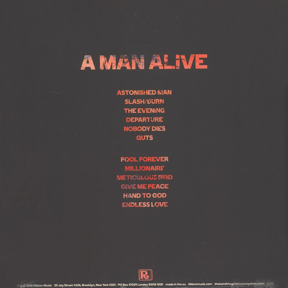 Thao & The Get Down Stay Down - A Man Alive Limited Edition