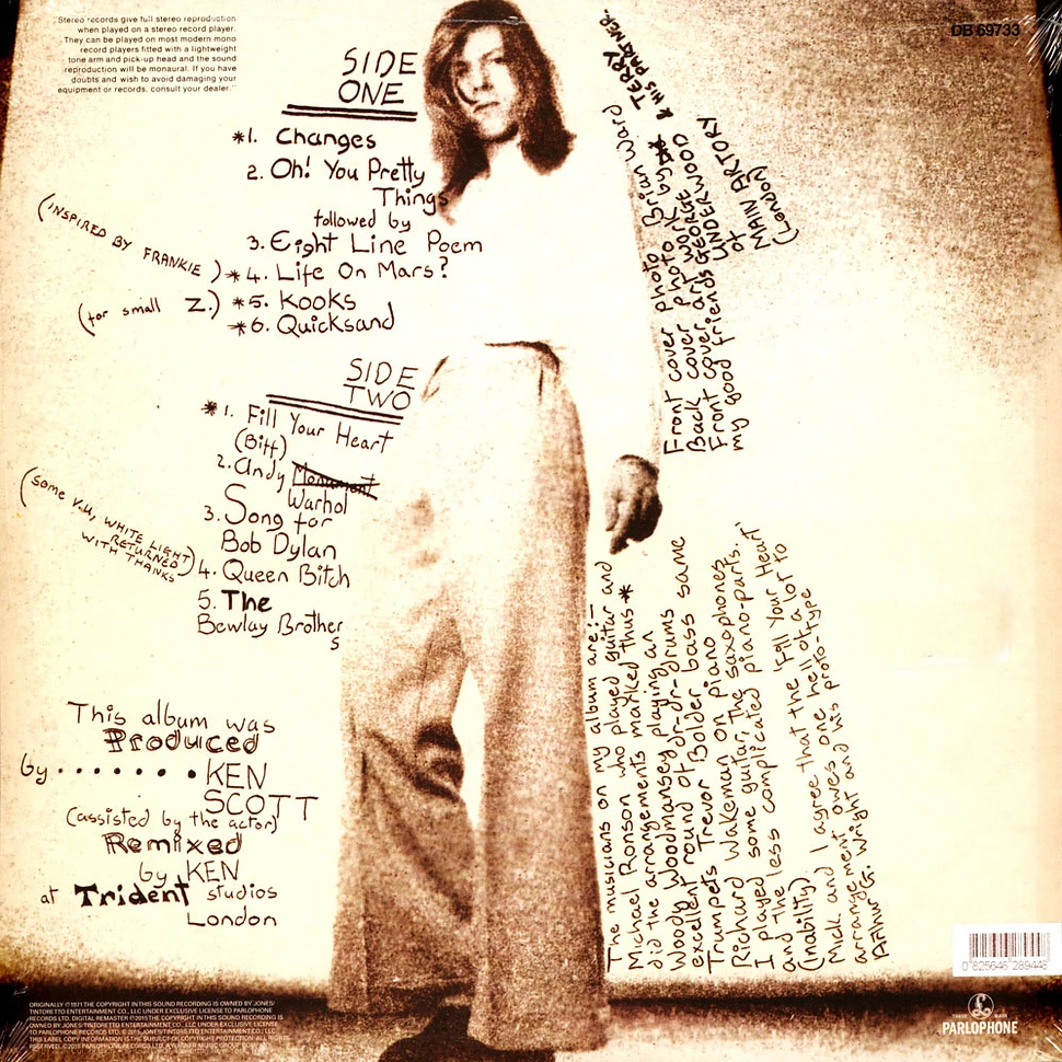 David Bowie - Hunky Dory 2015 Remastered Edition