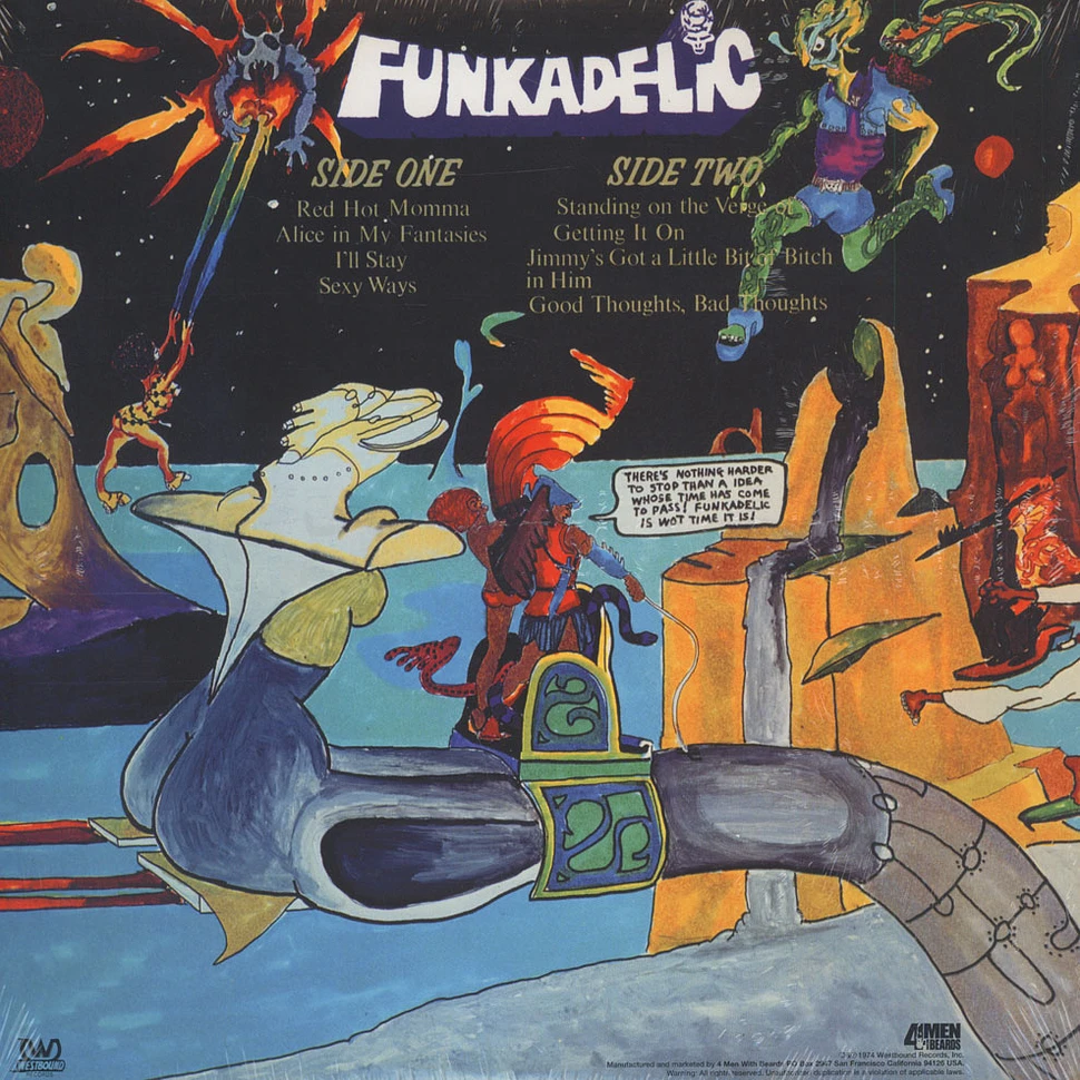 Funkadelic - Standing On The Verge Of Getting It On Colored Vinyl Edition