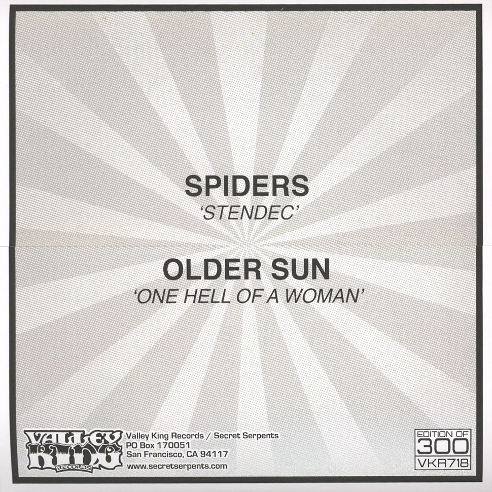 Older Sun / Spiders - Split