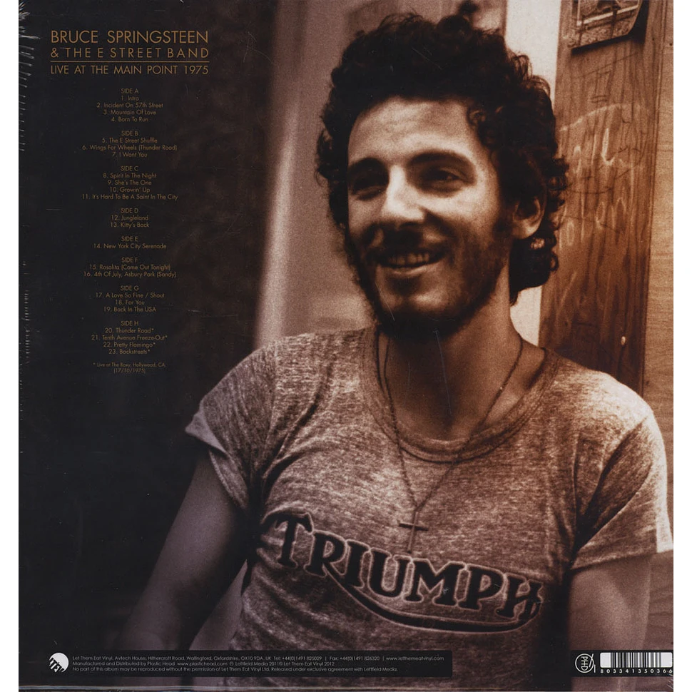 Bruce Springsteen - Live At Main Point 1975