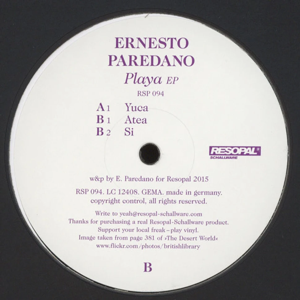 Ernesto Paredano - Playa EP