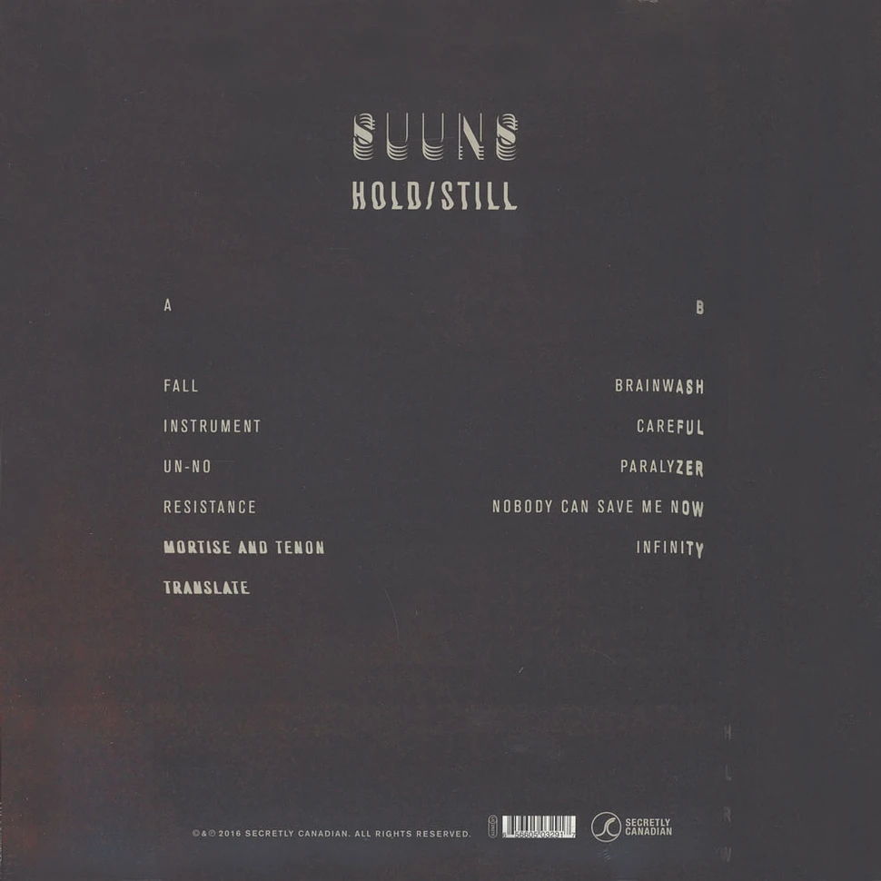 Suuns - Hold / Still Colored Vinyl Edition