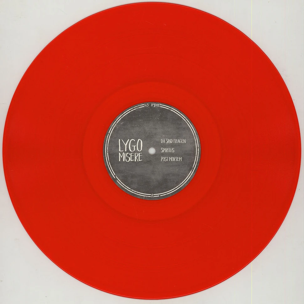 Lygo - Misere Red Vinyl Edition