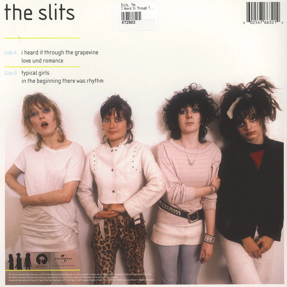 The Slits - I Heard It Through The Grapevine / Love + Romance / Typical Girls / In the Beginning there was Rhythm - RSD 2016
