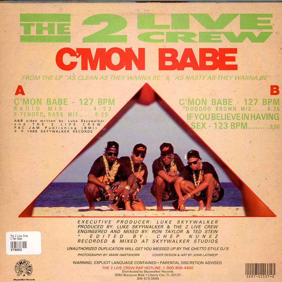 The 2 Live Crew - C'Mon Babe
