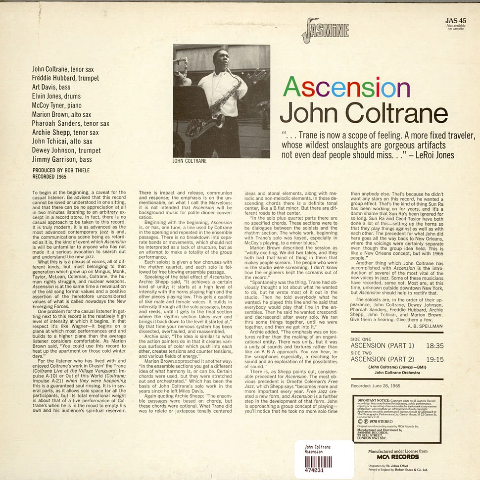 John Coltrane - Ascension