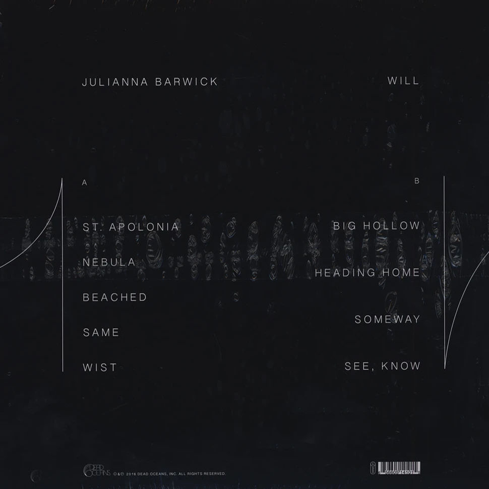 Julianna Barwick - Will Black Vinyl Edition