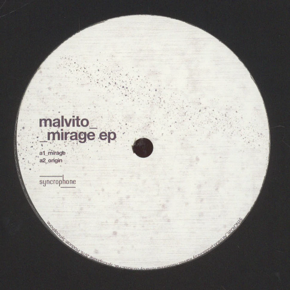 Malvito - Mirage EP Conforce Rmx