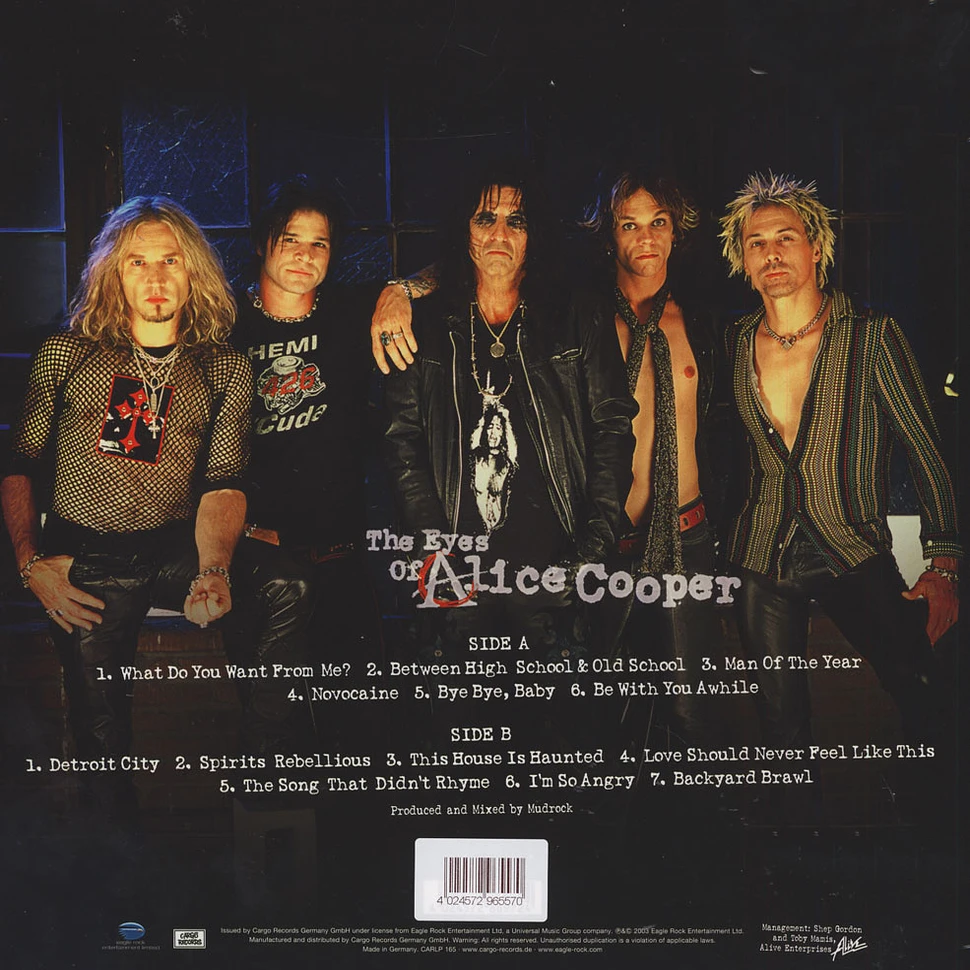 Alice Cooper - The Eyes Of Alice Cooper Blue Vinyl Edition