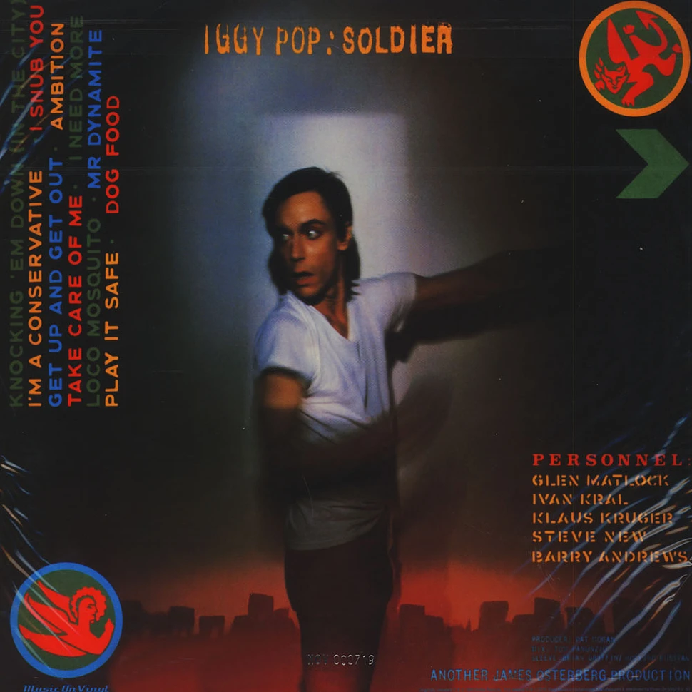 Iggy Pop - Soldier Clear Green/Black Vinyl Edition