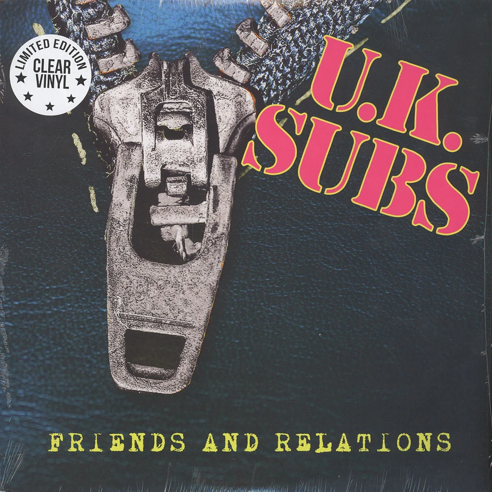 UK Subs - Friends & Relations Limited Clear Vinyl Edition