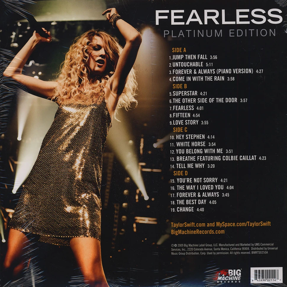 Taylor Swift - Fearless Platinum Edition