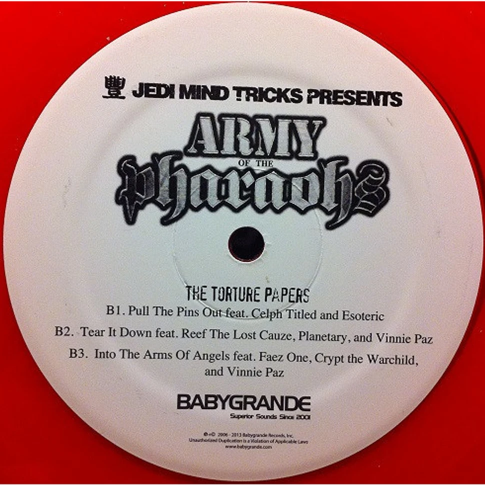 Jedi Mind Tricks Presents Army Of The Pharaohs - The Torture Papers