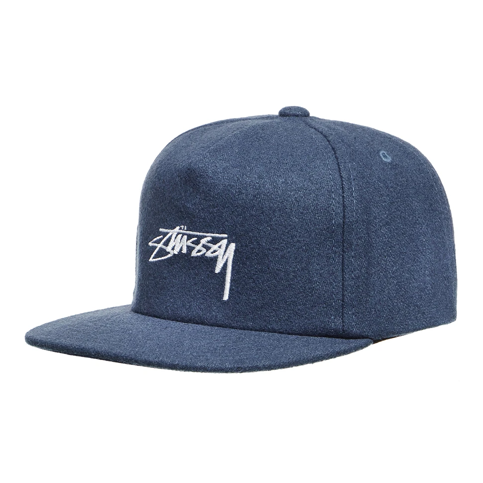 Stüssy - Smooth Stock Melton Strapback Cap