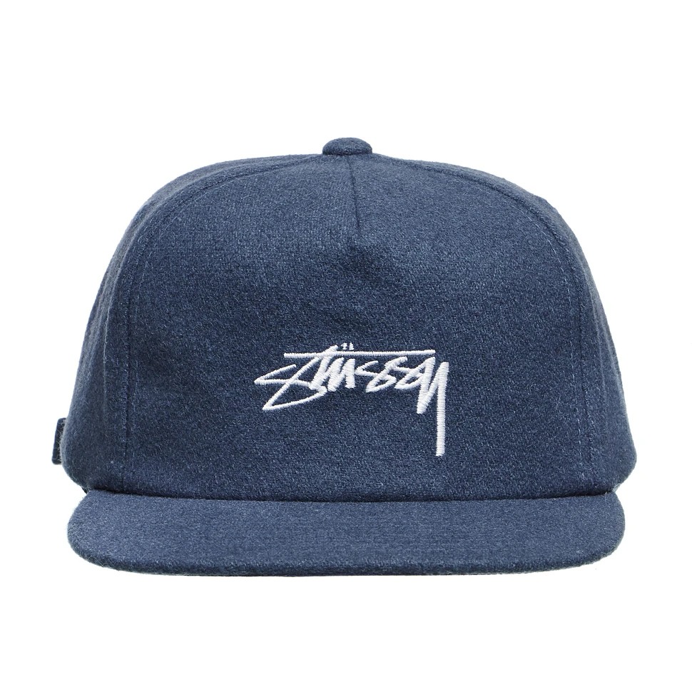 Stüssy - Smooth Stock Melton Strapback Cap