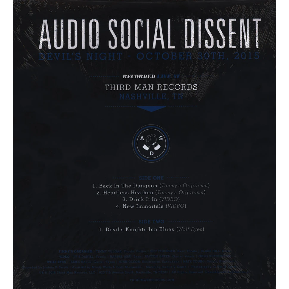 Wolf Eyes, Timmy's Organism & VIDEO - Audio Social Dissent