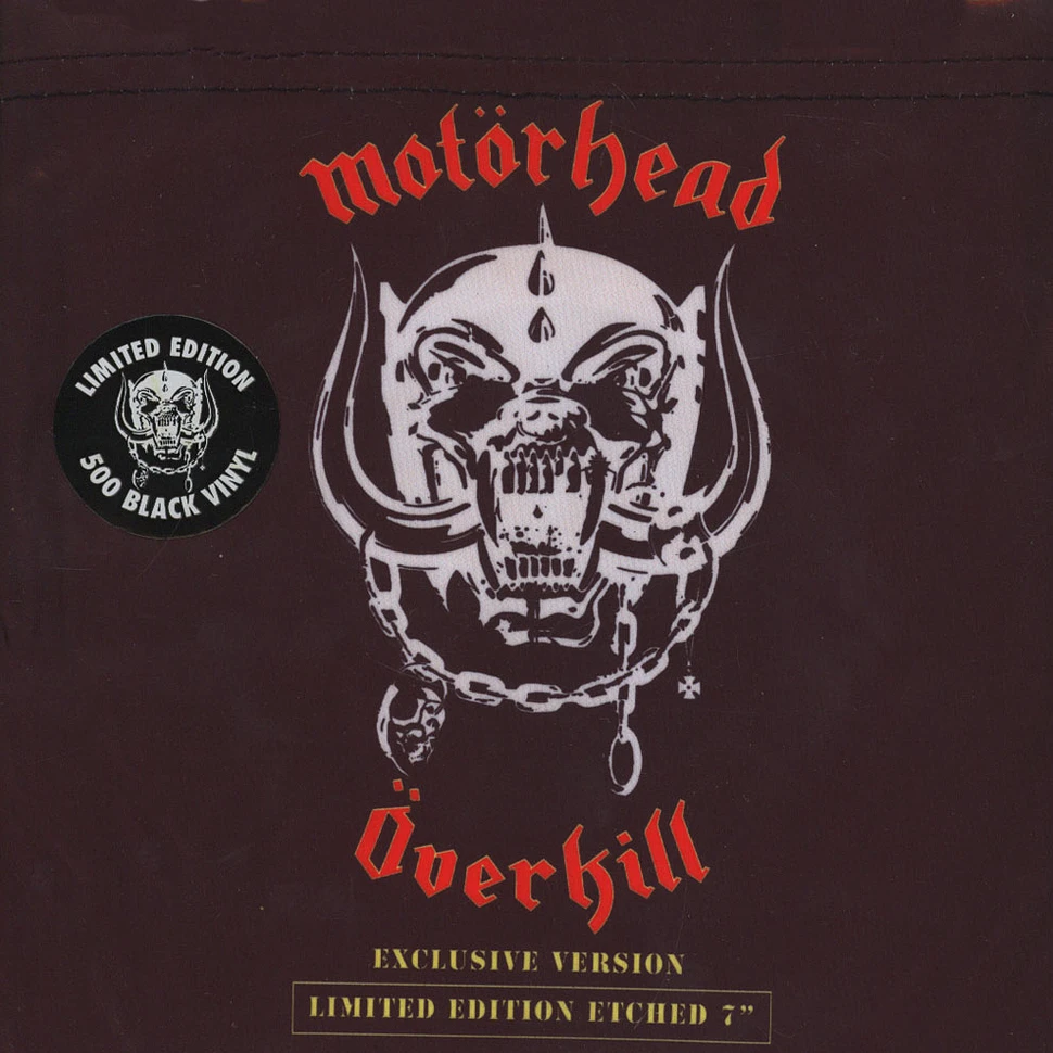 Motörhead - Overkill Black Vinyl Edition
