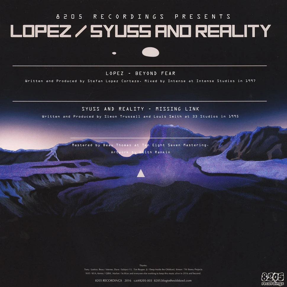 Lopez / Syuss & Reality - Beyond Fear / Missing Link
