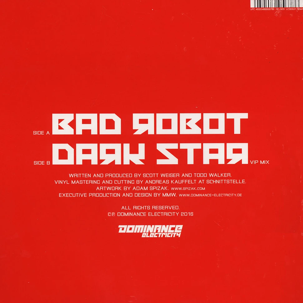 Jackal & Hyde - Bad Robot Red Vinyl Edition