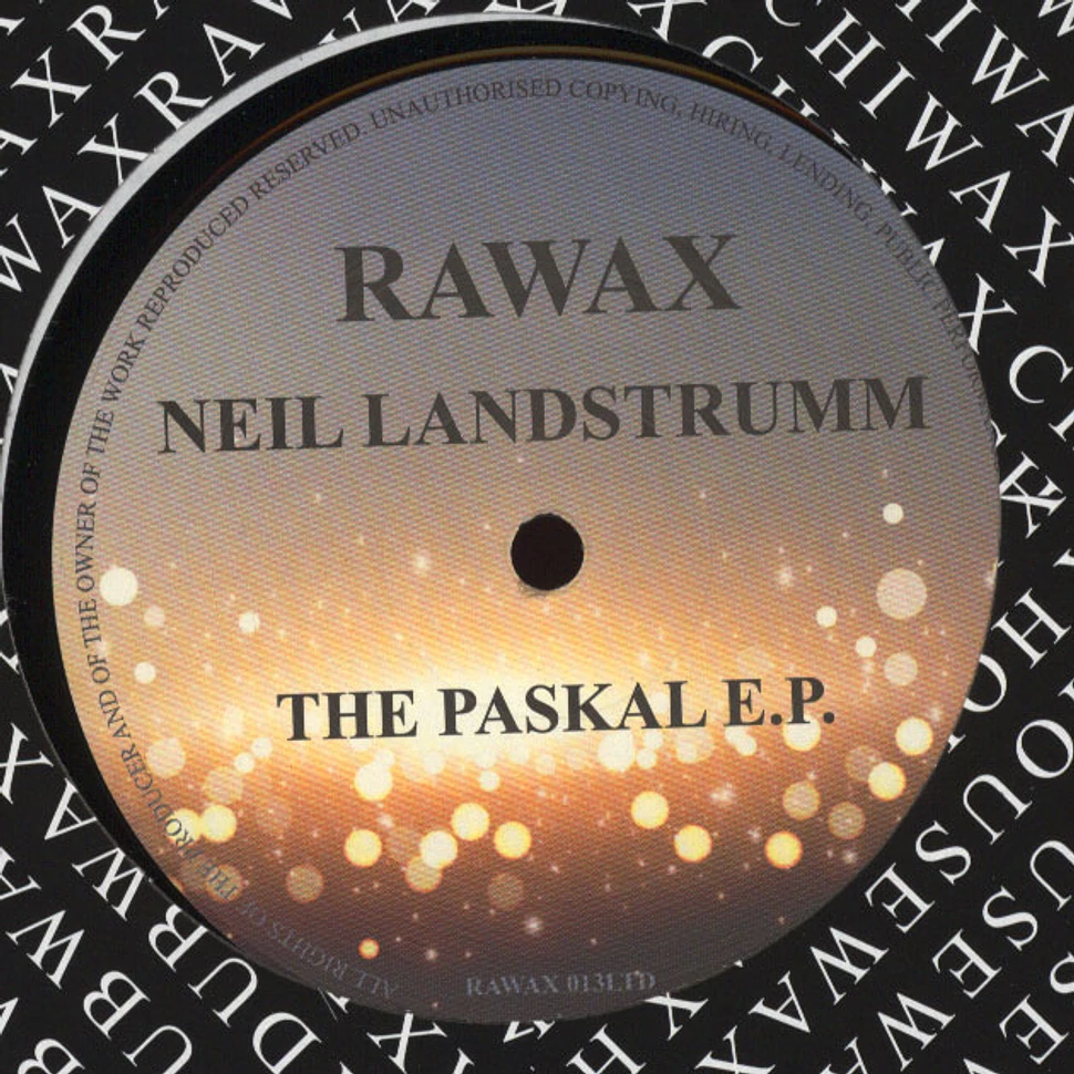 Neil Landstrumm - The Paskal EP