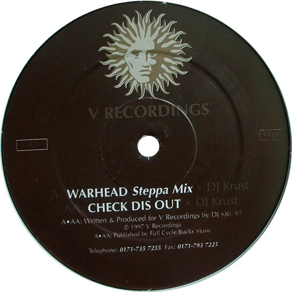 Krust - Warhead (Steppa Mix) / Check Dis Out