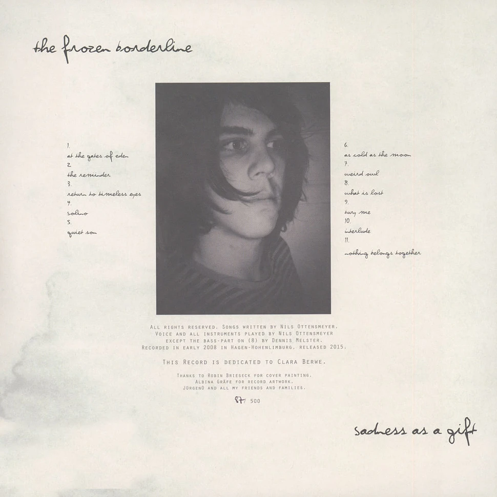 The Frozen Borderline - Sadness As A Gift