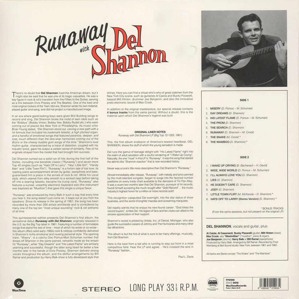 Del Shannon - Runaway