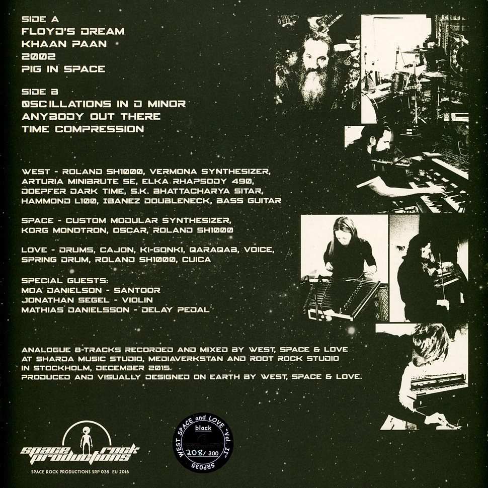 West Space & Love - Volume II Black Vinyl Edition