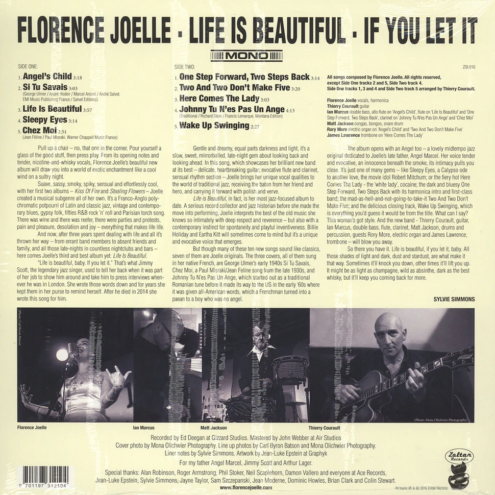 Florence Joelle - Life Is Beautiful If You Let It