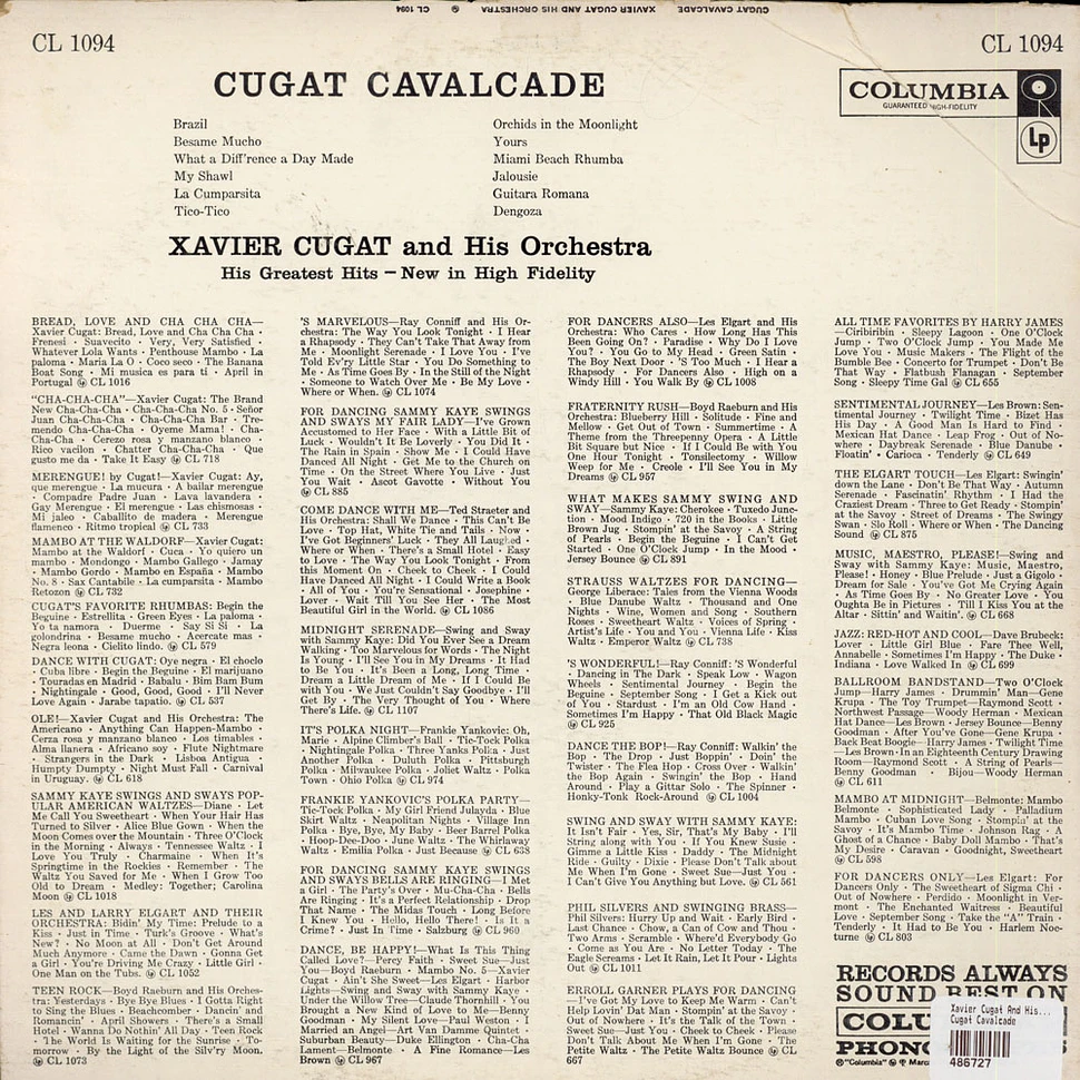 Xavier Cugat And His Orchestra - Cugat Cavalcade