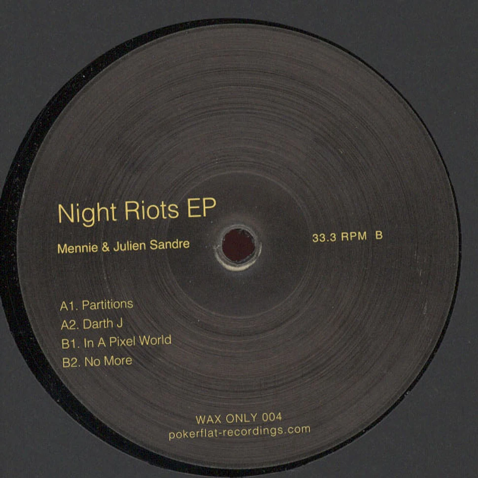 Julien Sandre & Mennie - Night Riots EP