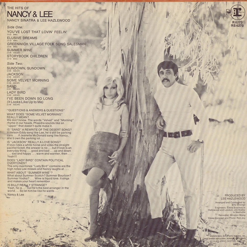 Nancy Sinatra & Lee Hazlewood - Nancy & Lee