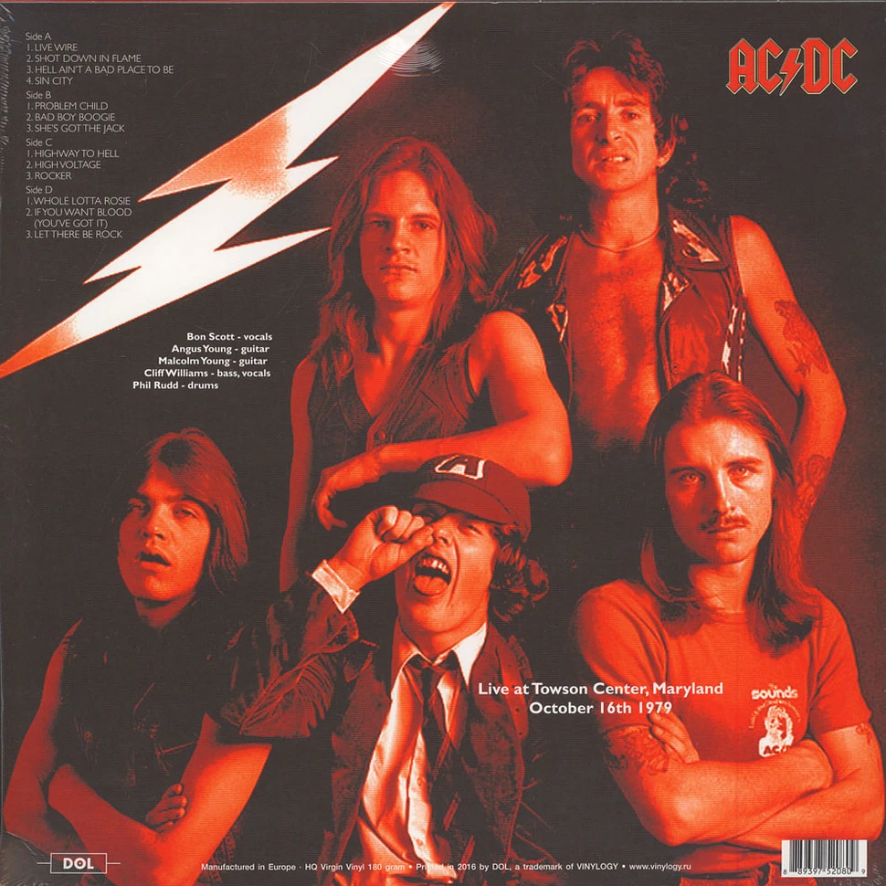 AC/DC - Live At Towson Center, Md, October 16th, 1979 KBFH-FM