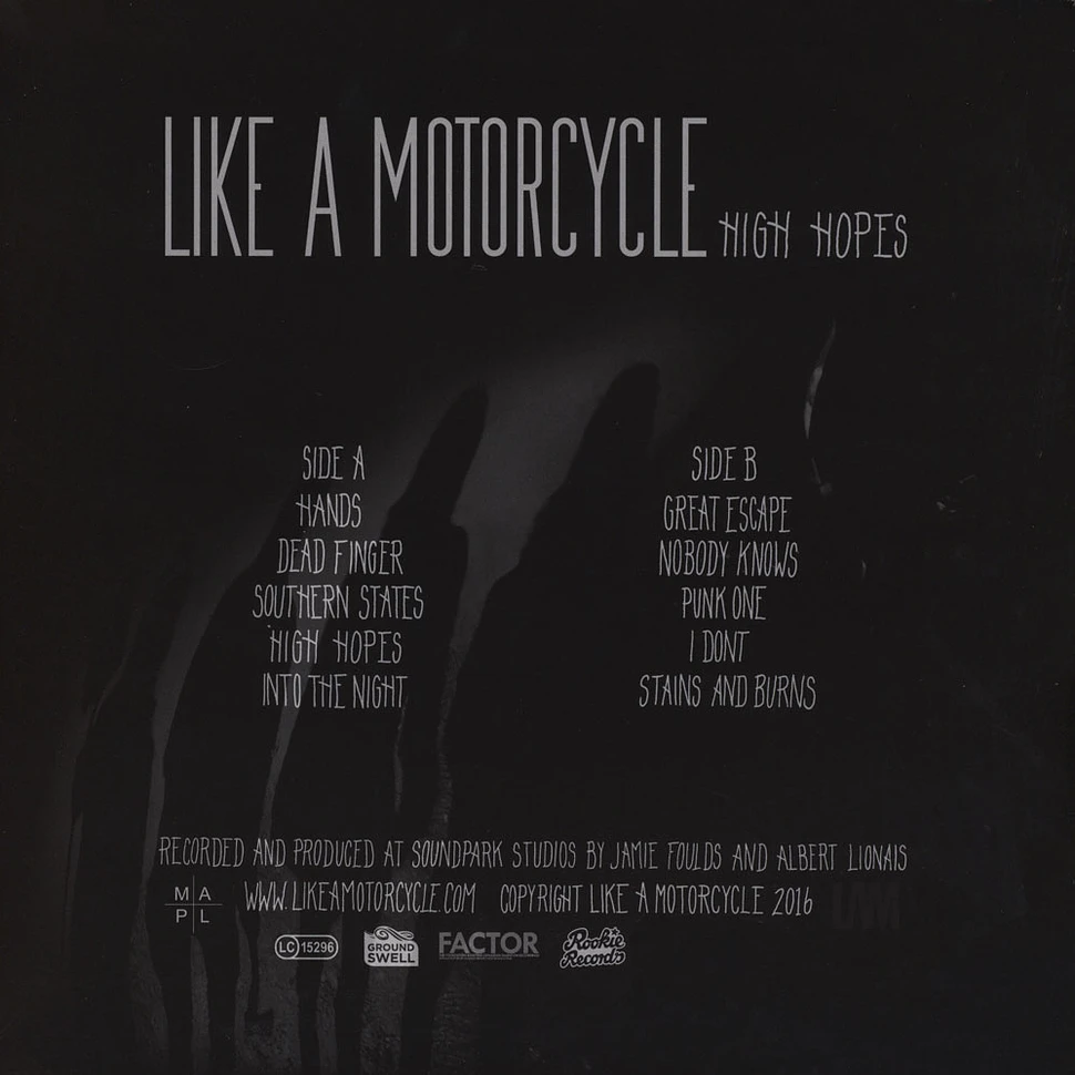 Like A Motorcycle - High Hopes