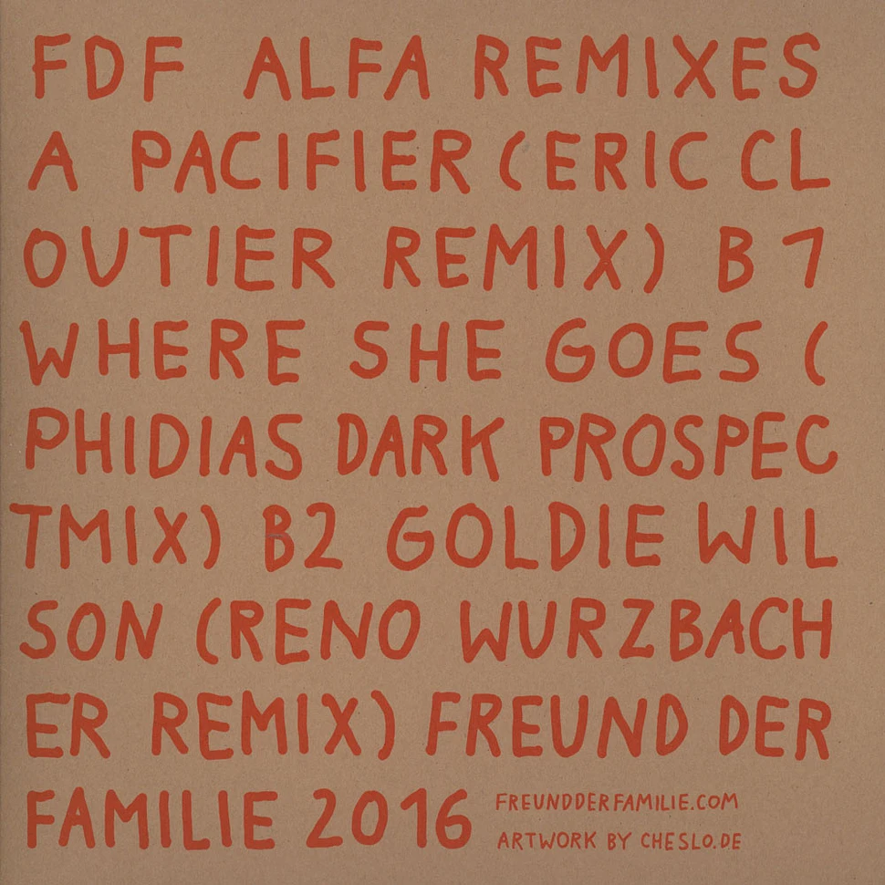 Freund Der Familie - Alfa Remixes #3