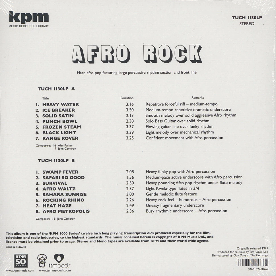 KPM 1000 Series - Afro Rock