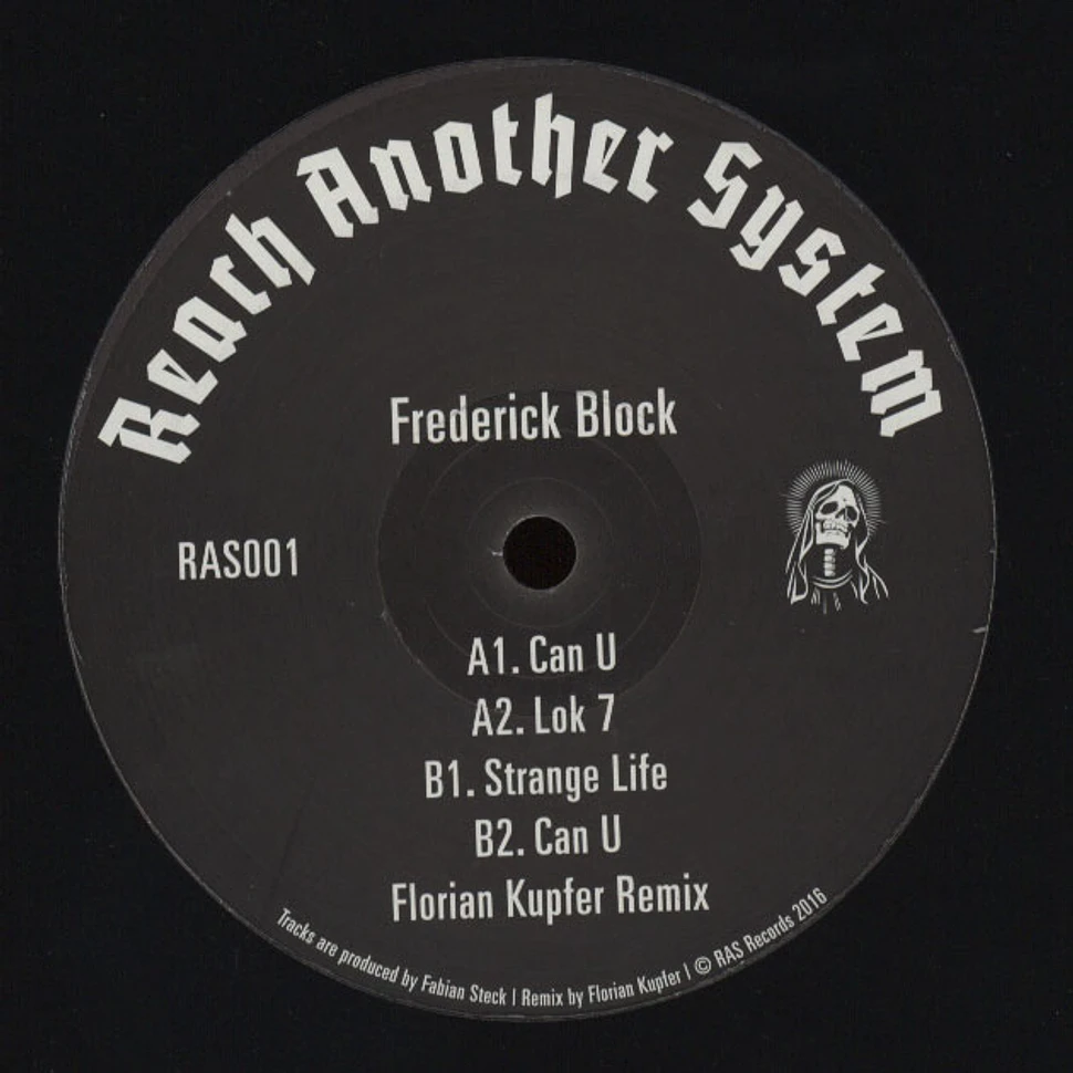 Frederick Block - Can U EP
