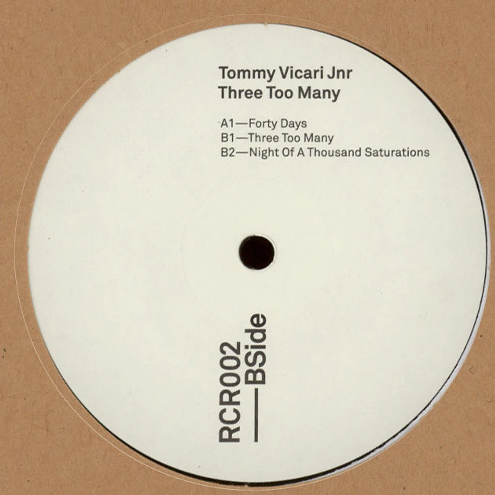 Tommy Vicari Jnr - Three Too Many