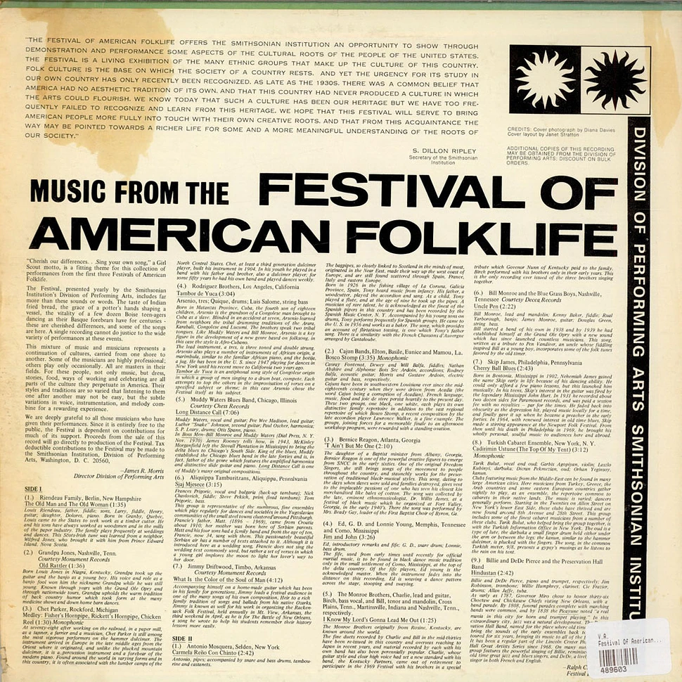 V.A. - Festival Of American Folklife Vol. 1