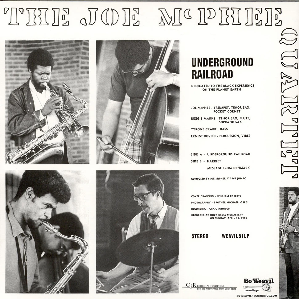 Joe McPhee Quartet - Underground Railroad
