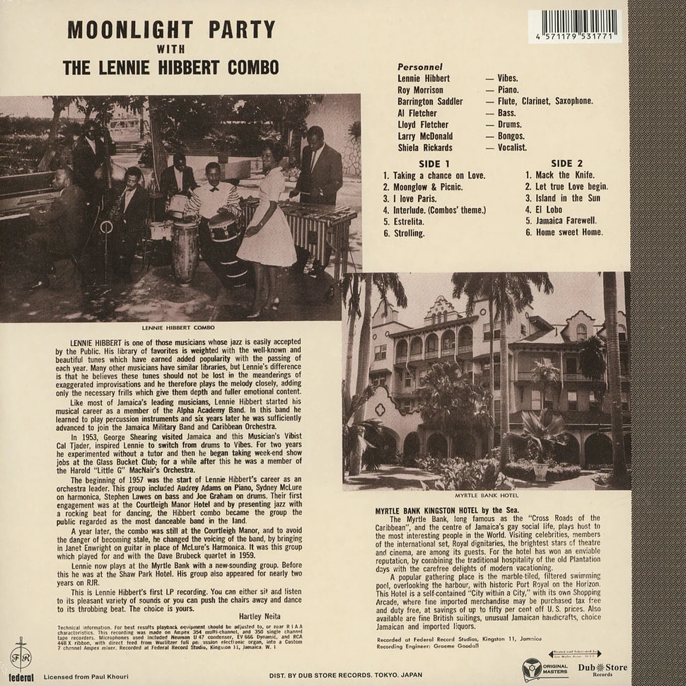 Lennie Hibbert - Moonlight Party