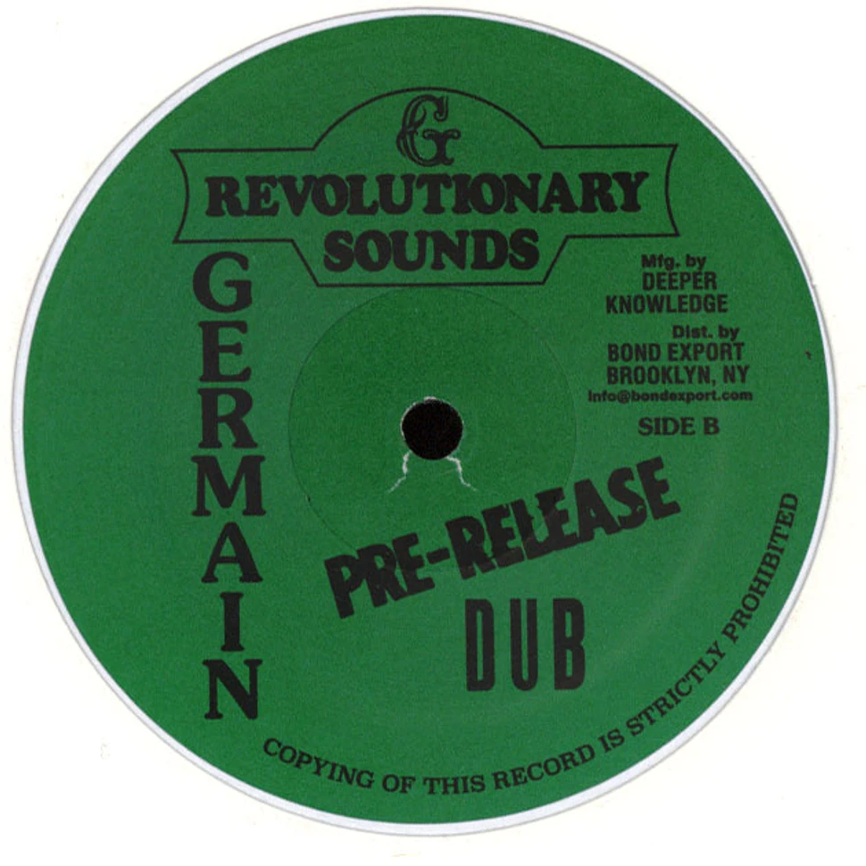 Revolutionaries - Pre-Release Dub