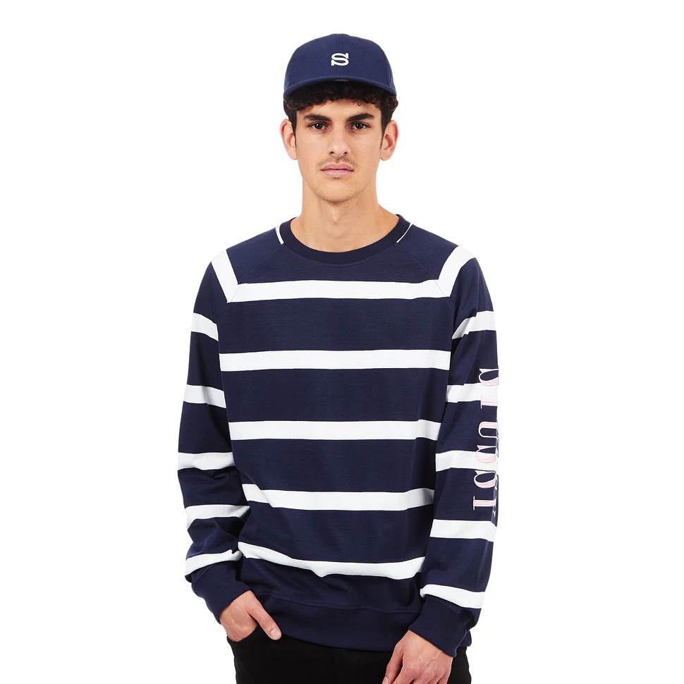 Stüssy - Striped Raglan Crew Sweater