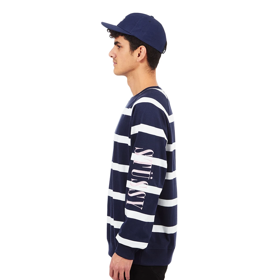 Stüssy - Striped Raglan Crew Sweater