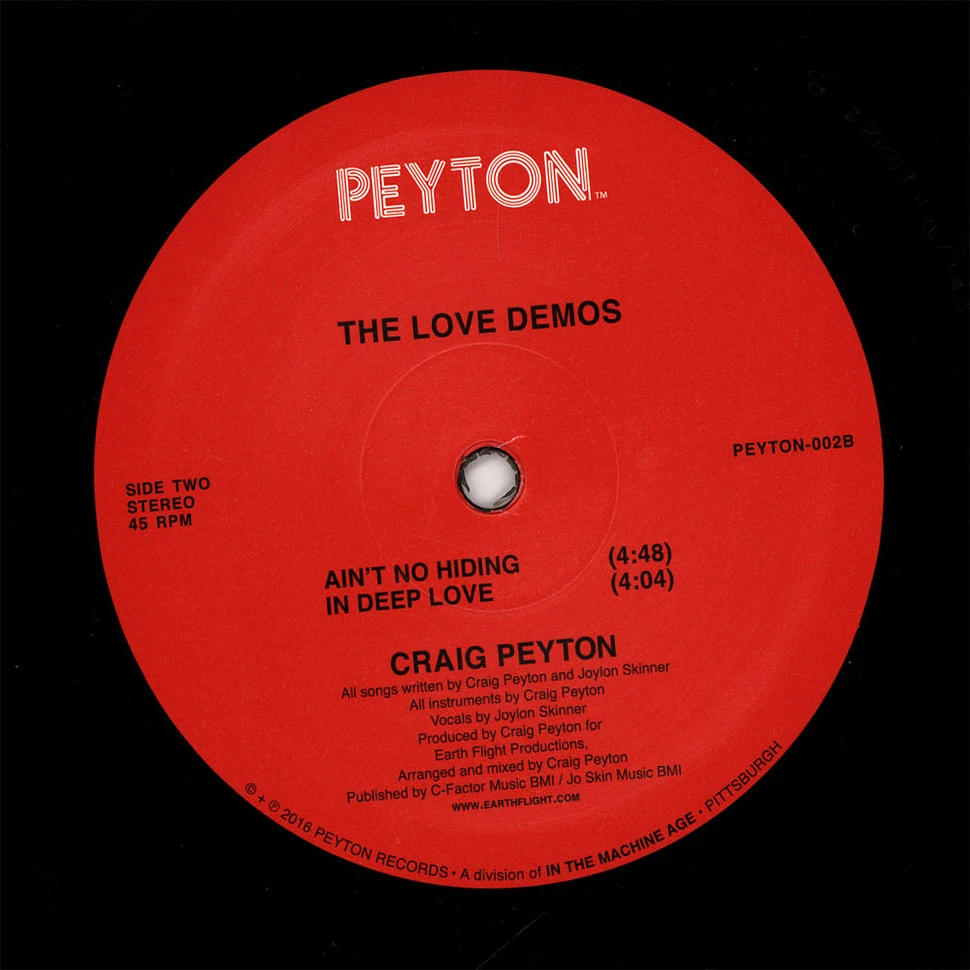 Craig Peyton - Love Demos