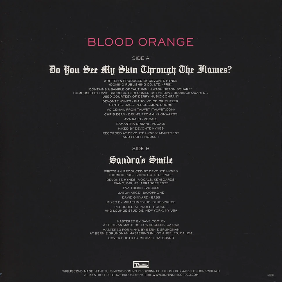 Blood Orange (Dev Hynes aka Lightspeed Champion of Test Icicles) - Freetown Sound Deluxe Edition