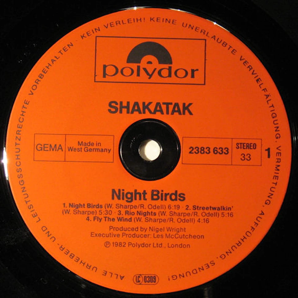 Shakatak - Night Birds