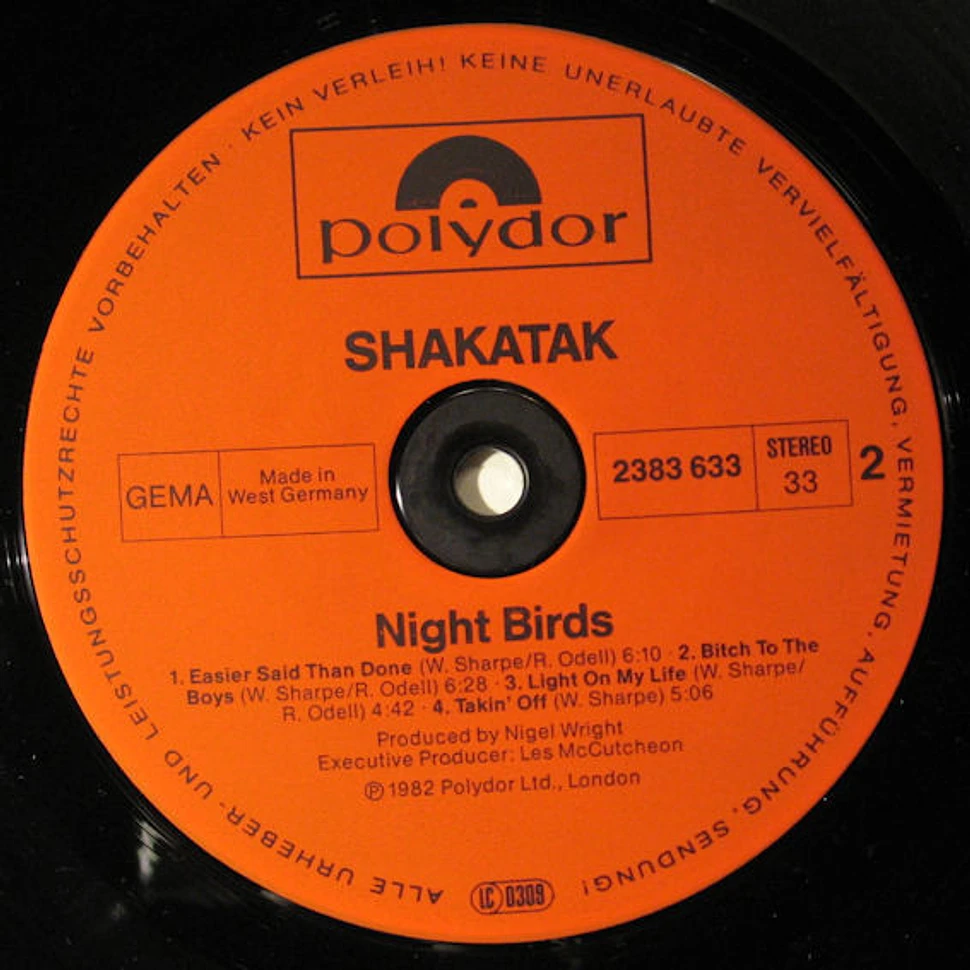 Shakatak - Night Birds