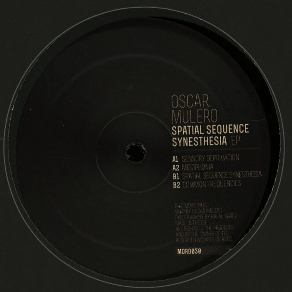 Oscar Mulero - Synesthesia EP